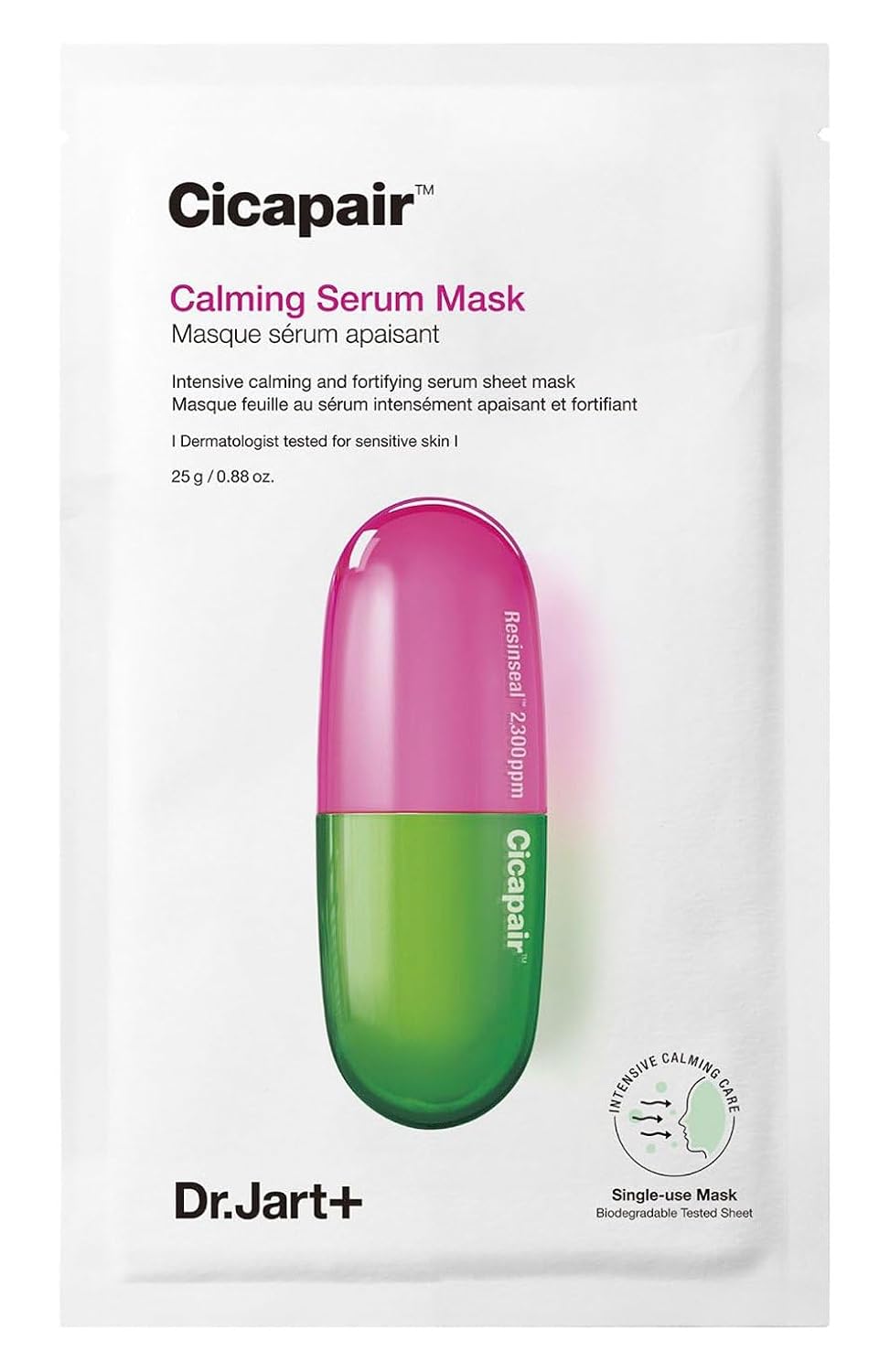 DR.JART+ Máscara de suero calmante Cicapair (0.88 oz* 5ea)-BB