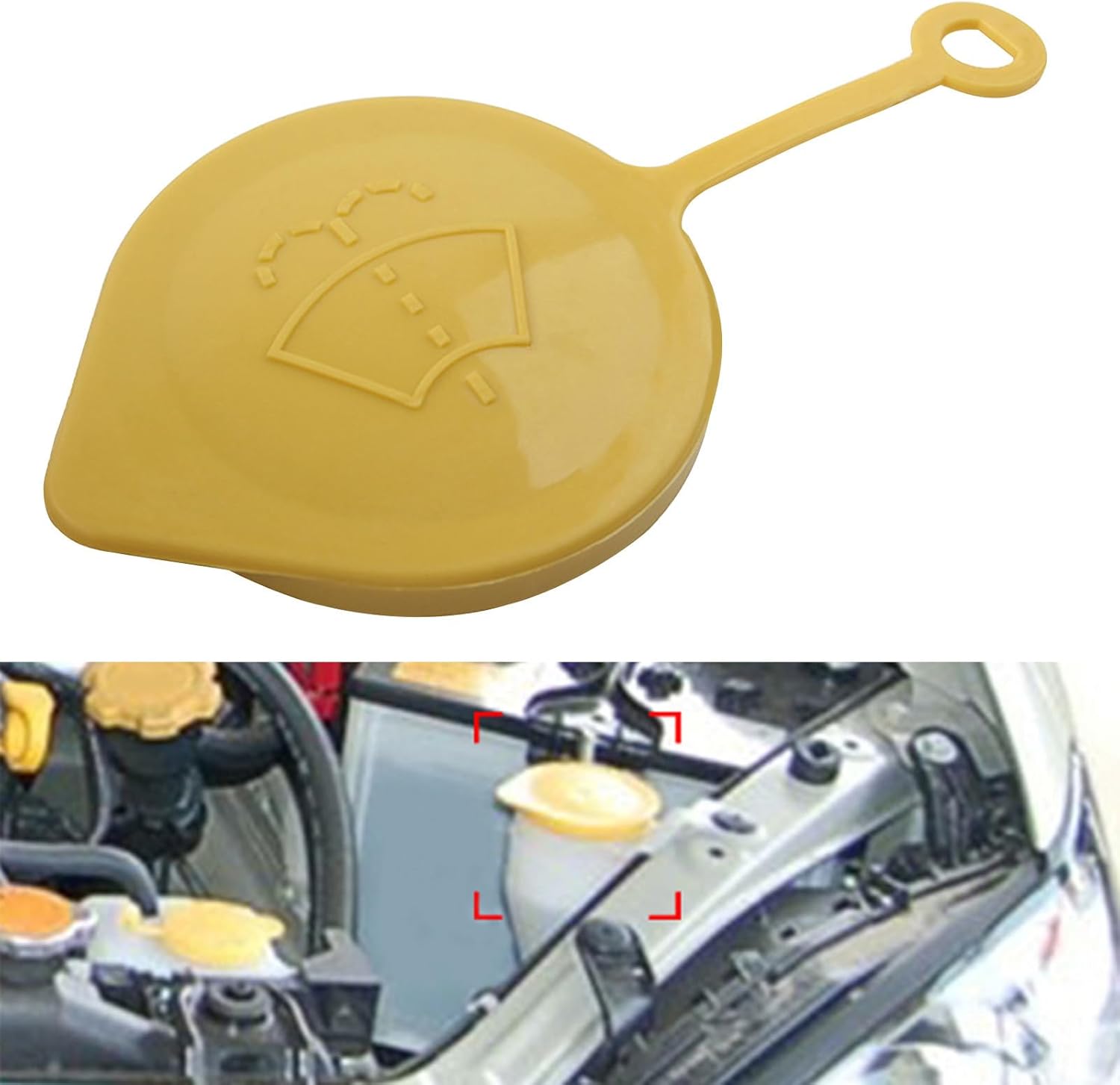Depósito de limpiaparabrisas automático, tapa de botella, tapa superior para MK1 MK2 MK3 86615AA060 Eservoir Tapa de botella de agua para abridor de