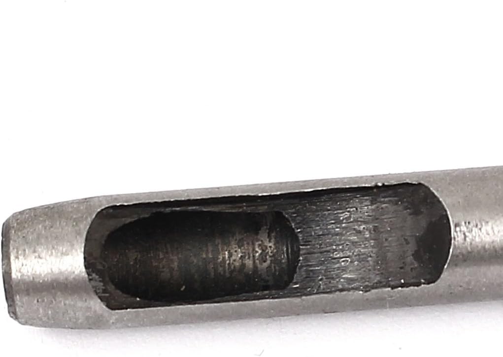 IIVVERR Junta de cuero Cinturón Agujero Punzonadora Perforadora Agujero Hueco Herramienta de Perforación 0.157 in Dia 2pcs (Junta de cuero Agujero