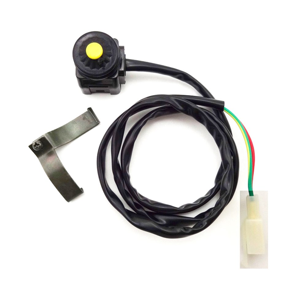 TC-Motor Botón de arranque eléctrico Interruptor de mango de arranque abierto para Pit Pro Trail Dirt Bike Motocross motocicleta ATV Quad