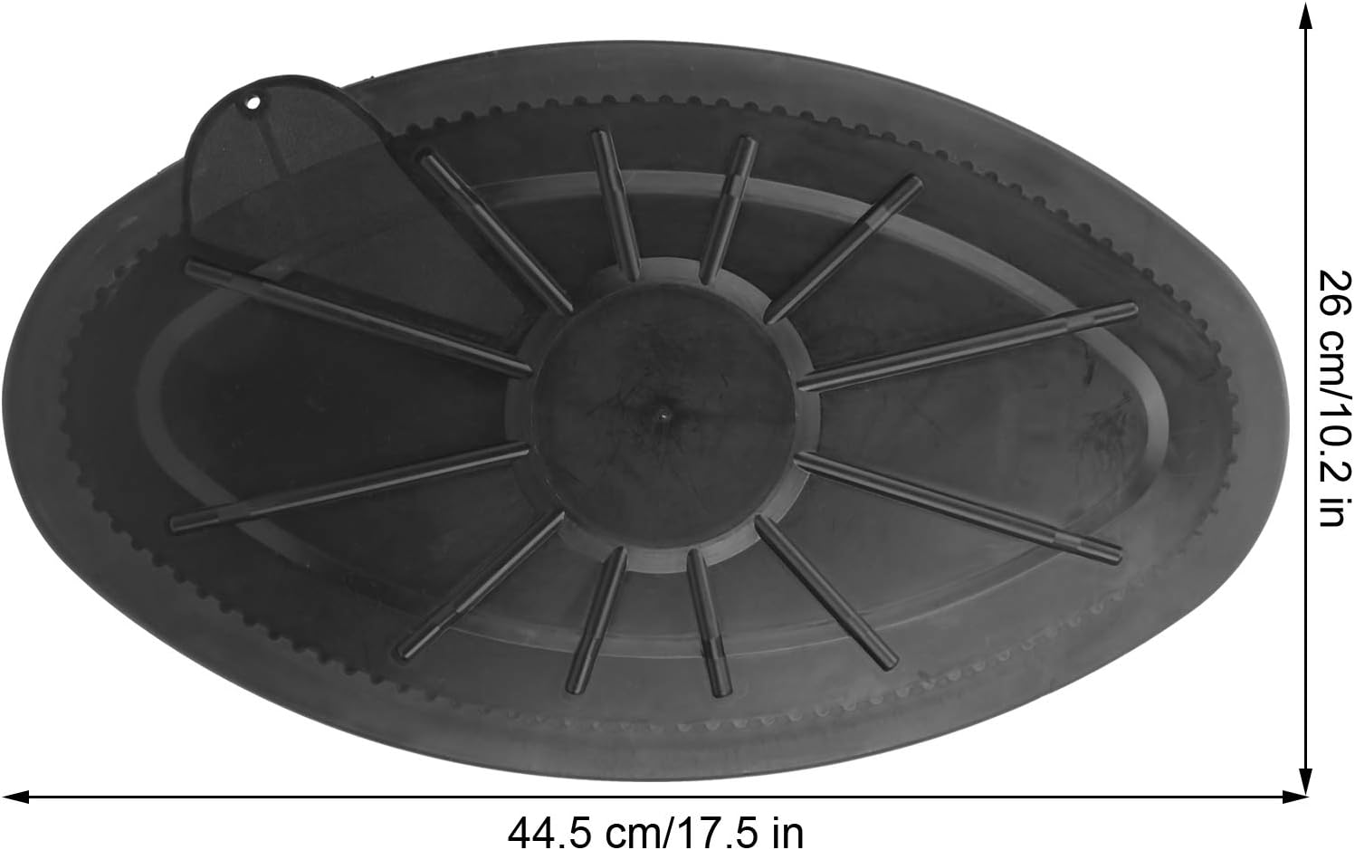 Fydun Ascend Kayak Accesorios, placa de inspección de cubierta redonda impermeable de plástico para barco marino, kayak, canoa