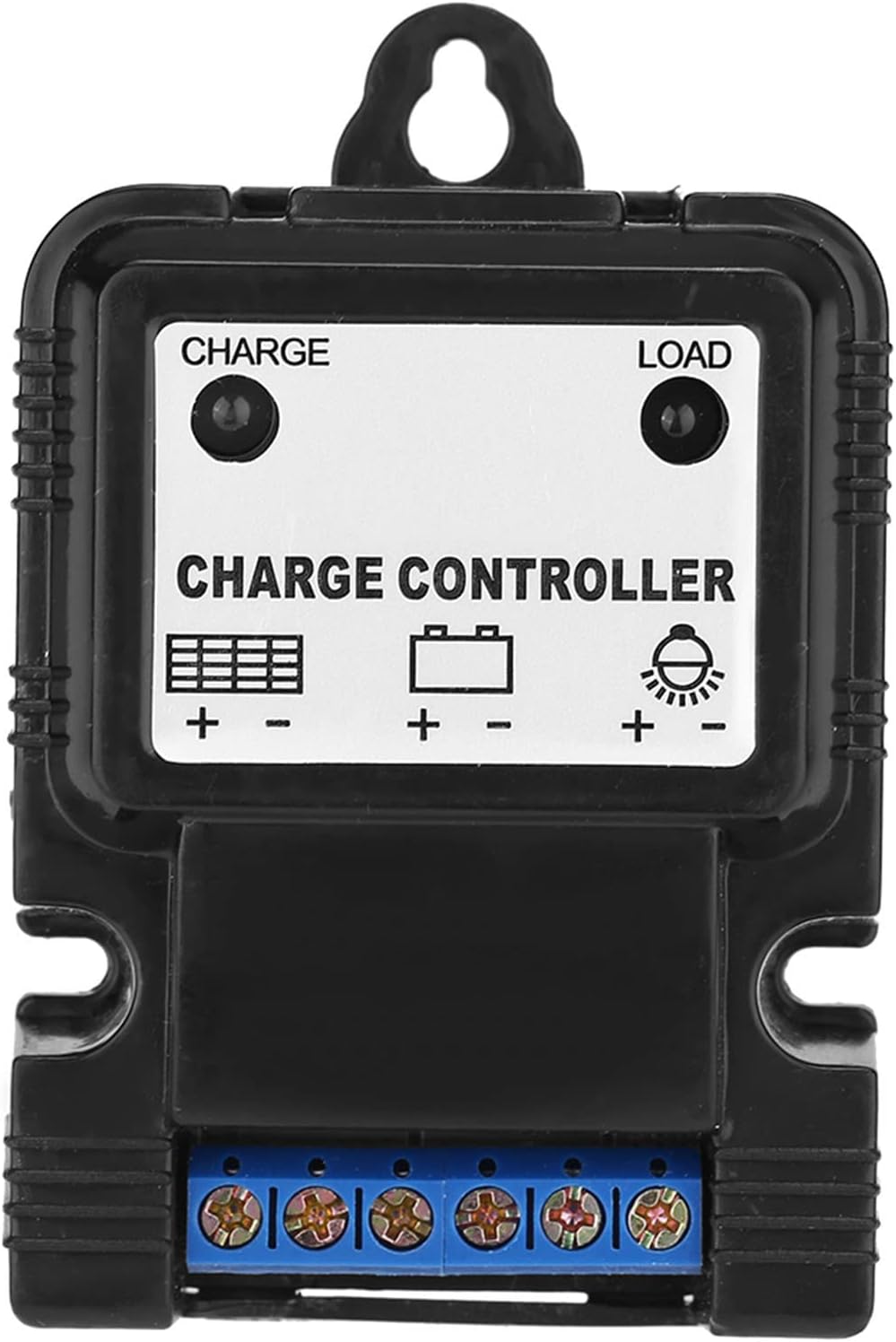 Controlador de cargador solar, PWM 6V12V 3A, cargador de panel solar portátil de alta eficiencia, regulador de batería con indicador LED
