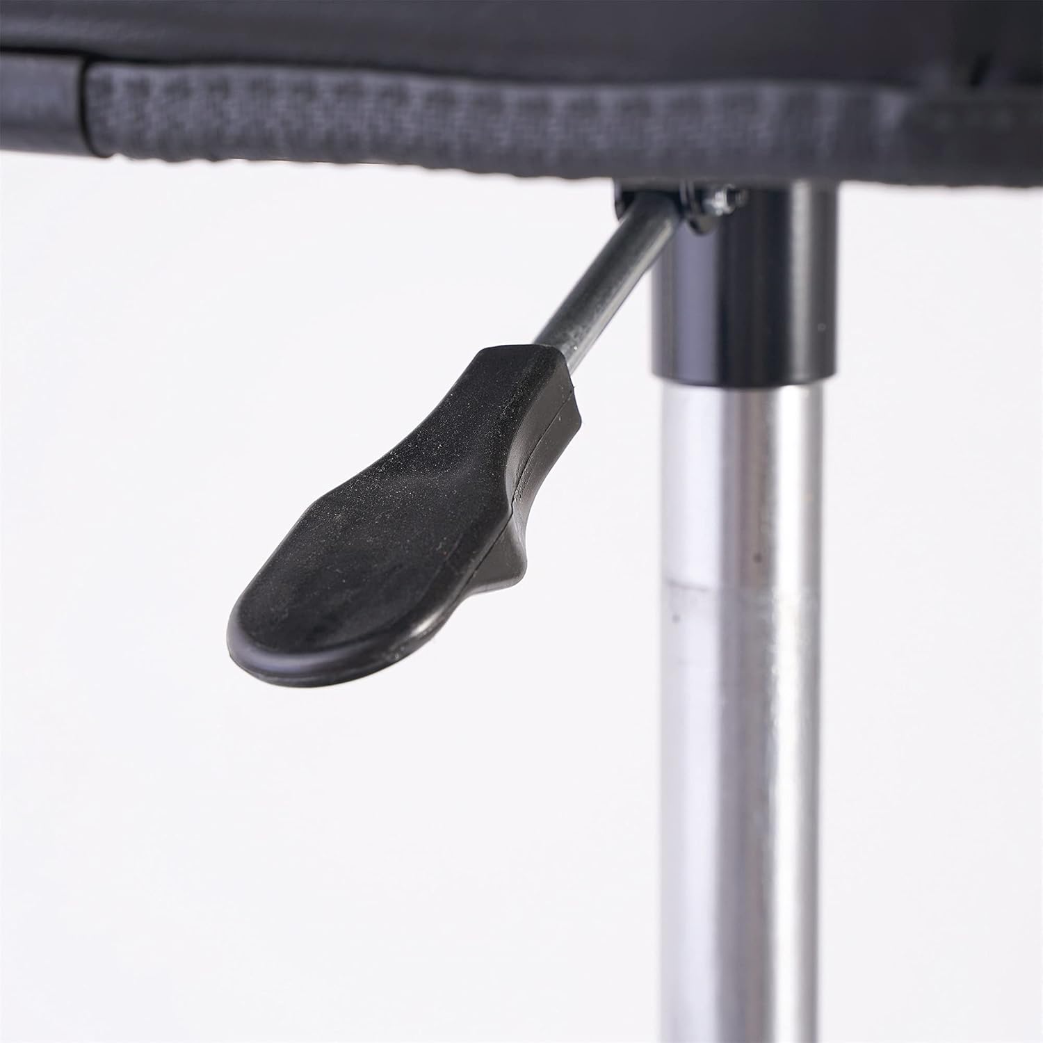 ATRT Asiento mecánico neumático con ruedas de capacidad de 300 libras, taburete con ruedas resistentes de 2.5 pulgadas y bandeja de herramientas,