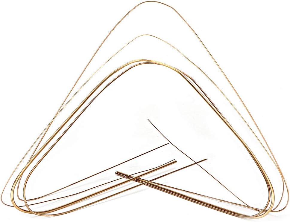 4 varillas de soldadura, 0.020 in, 0.028 in, 0.039 in, 0.059 in, alambre de joyería de plata, cobre y aleación de aluminio, alambre de soldadura de
