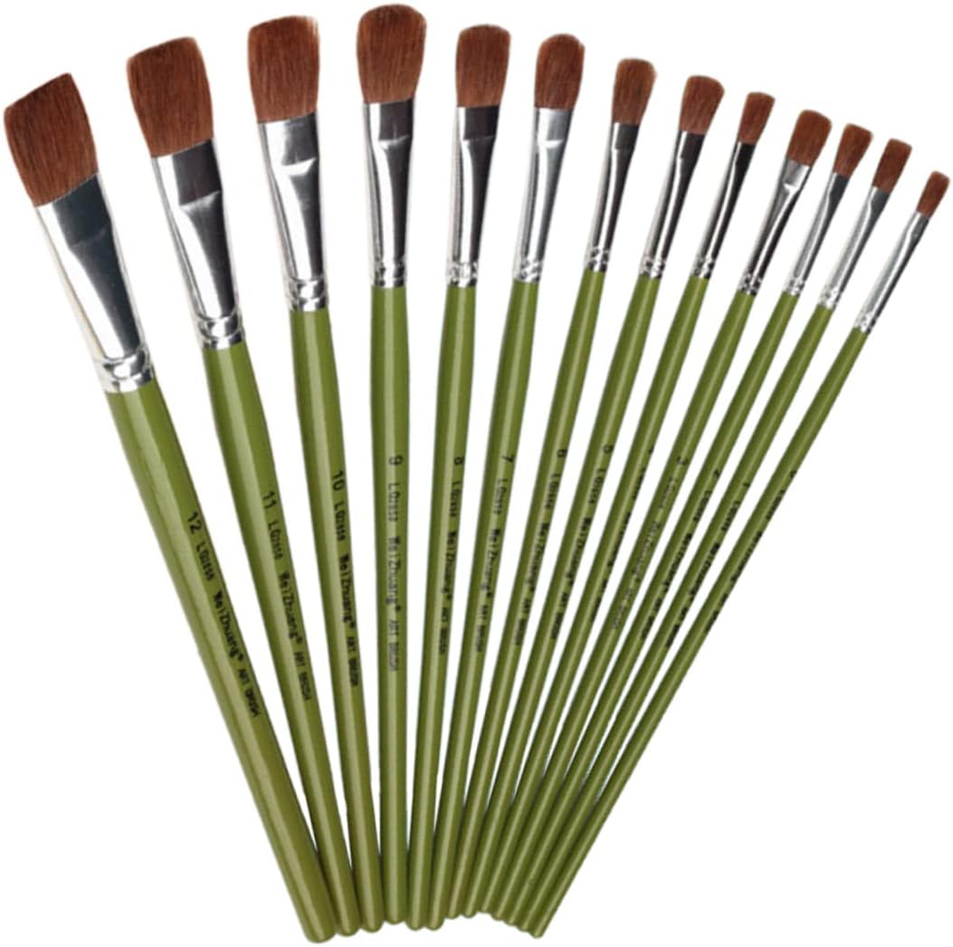 CORHAD Pinceles de pintura de acuarela, pincel pequeño, pincel acrílico, pinceles de pintura al óleo, pincel de acuarela, pincel de acuarela de pelo
