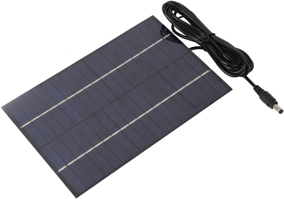 Solar Panel, 4.2W 18V Portable Efficient Polycrystalline Silicon Solar Cell Panel for DIY Power Charger, Energy Saving