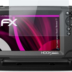 Película protectora de vidrio de plástico compatible con Lowrance Hook Reveal 7 Glass Protector, 9H Hybrid-Glass FX Glass Screen Protector de Película protectora de vidrio de plástico compatible con Lowrance Hook Reveal 7 Glass Protector, 9H Hybrid-Glass FX Glass Screen Protector de