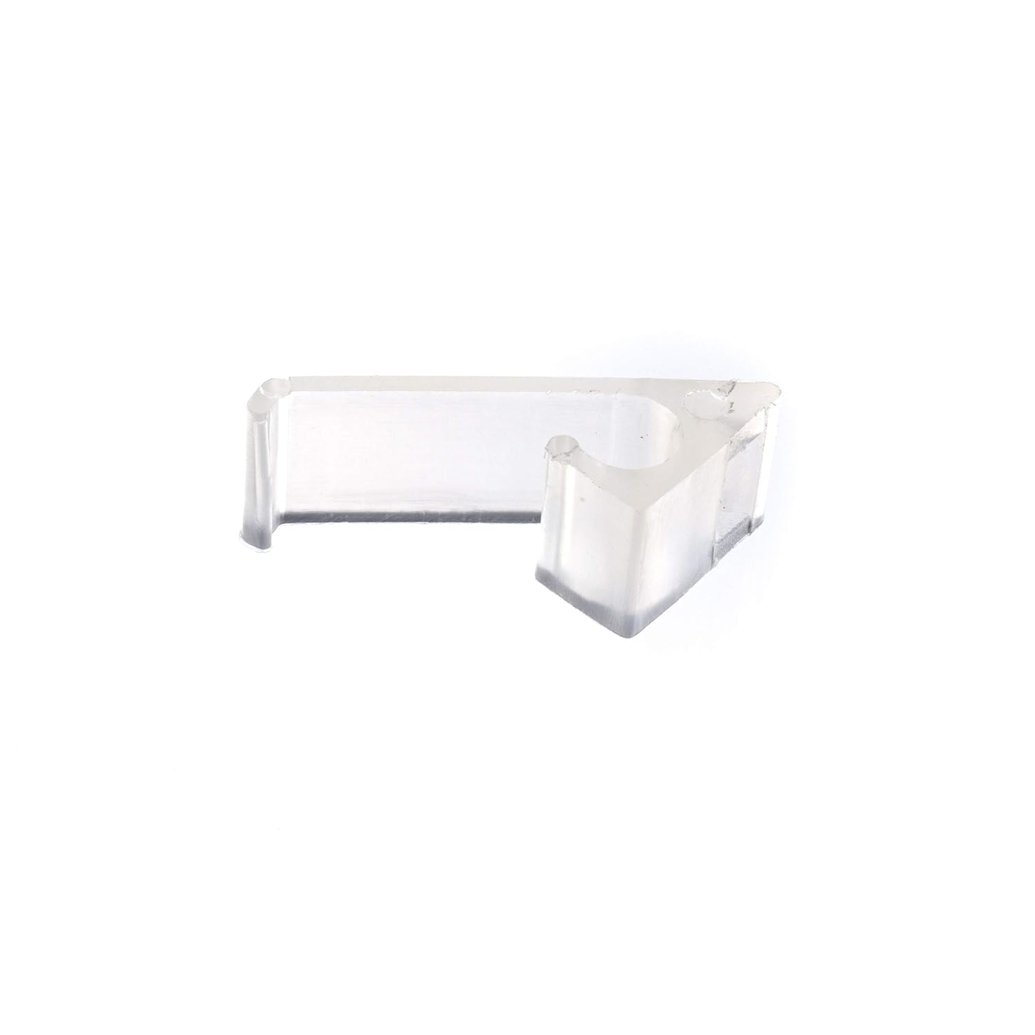 Clips laterales horizontales de nailon para montaje de cables coaxiales (RG6 RG59), clips a presión para colgar y organizar cables, color blanco,