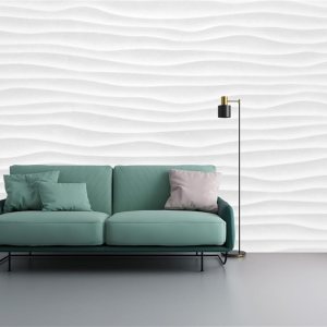 FLFK Papel tapiz autoadhesivo con patrón abstracto de ondas grises 3D, para despegar y pegar, para sala de estar, dormitorio, oficina, decoración de FLFK Papel tapiz autoadhesivo con patrón abstracto de ondas grises 3D, para despegar y pegar, para sala de estar, dormitorio, oficina, decoración de