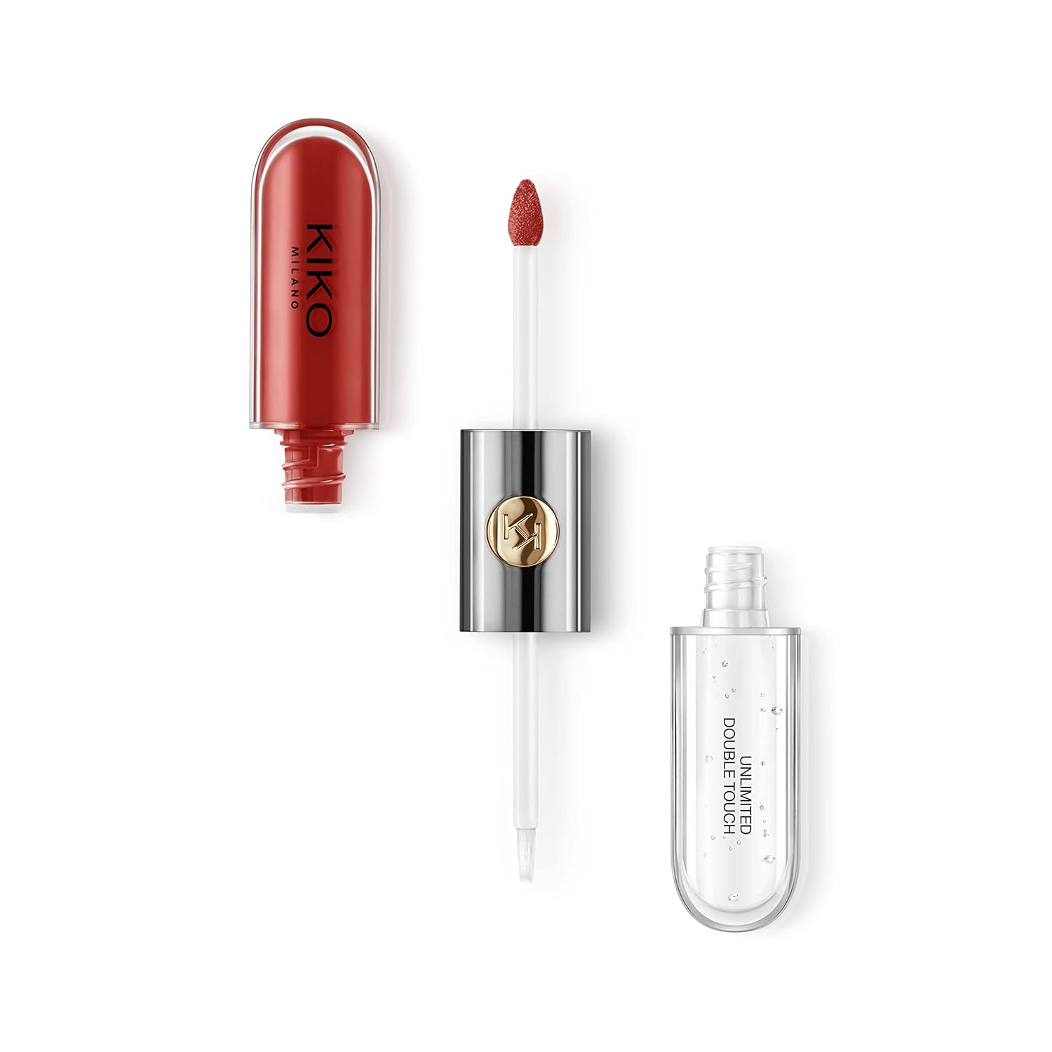 KIKO MILANO – Lápiz labial líquido de doble tacto ilimitado con acabado mate o brillante  Lápiz labial de larga duración  Maquillaje sin crueldad