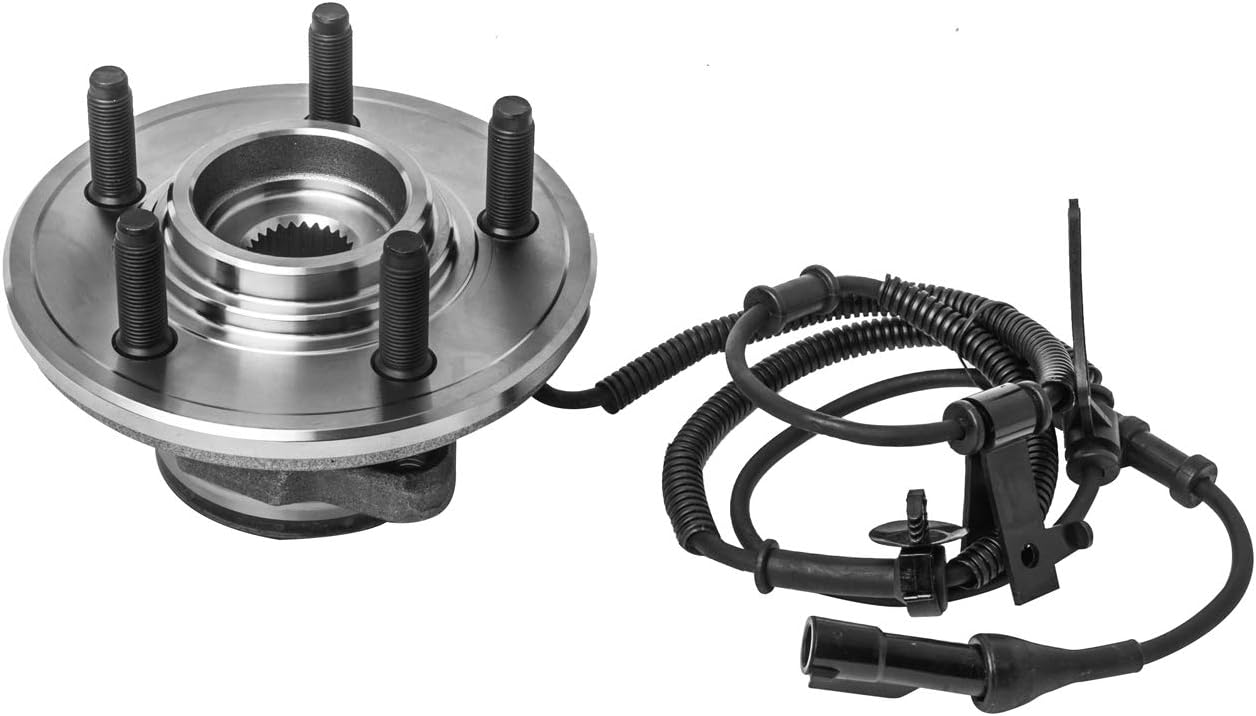 515078 x2 (par) Cojinete de rueda delantera y conjunto de cubo compatible con Ford Explorer Mercury Mountaineer 2006-2010 Explorer Sport Trac (exc.