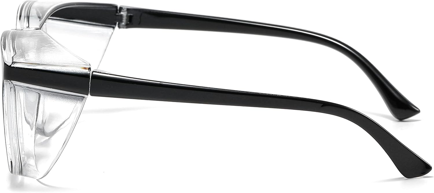 Safety Glasses for Women Men Clear Frame Anti Fog Goggles Anti Dust Protection Glasses