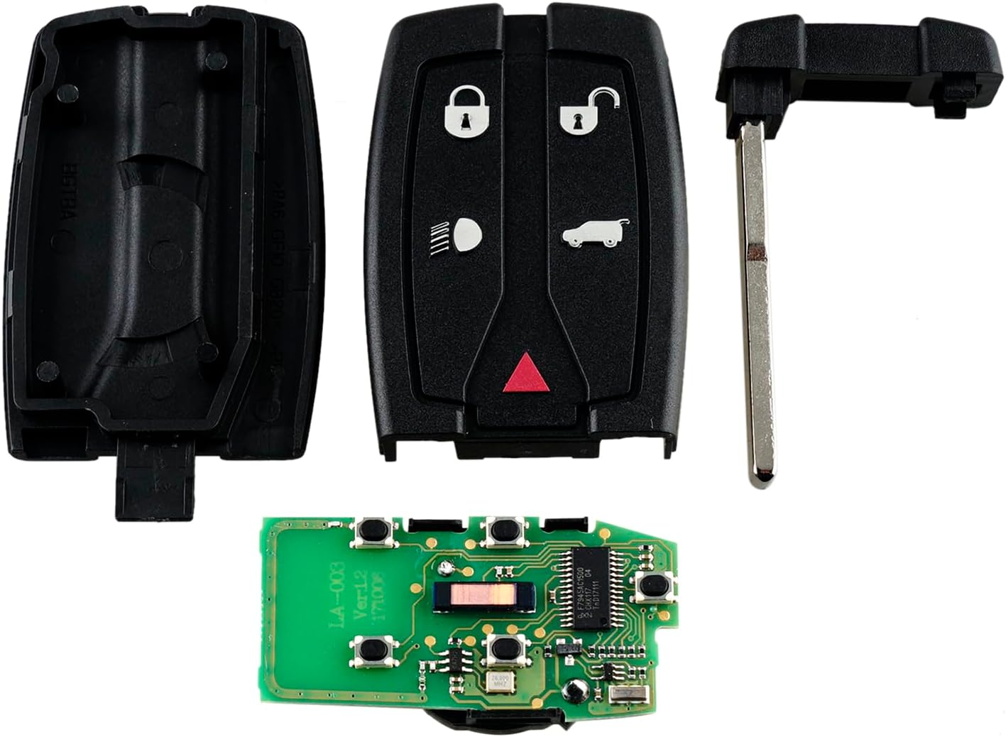 Reemplazo para Land Rover LR2 Freelander 2019 2010 2011 2012 2 control remoto NT8TX9 5 botones 315MHz