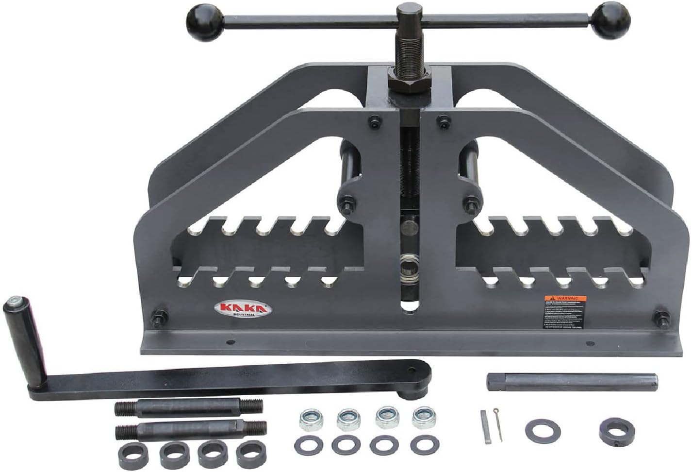 KAKA INDUSTRIAL Dobladora manual del rodillo del tubo de TR-60L, dobladora del tubo de la alta precisión, SIN cualquier rodillo