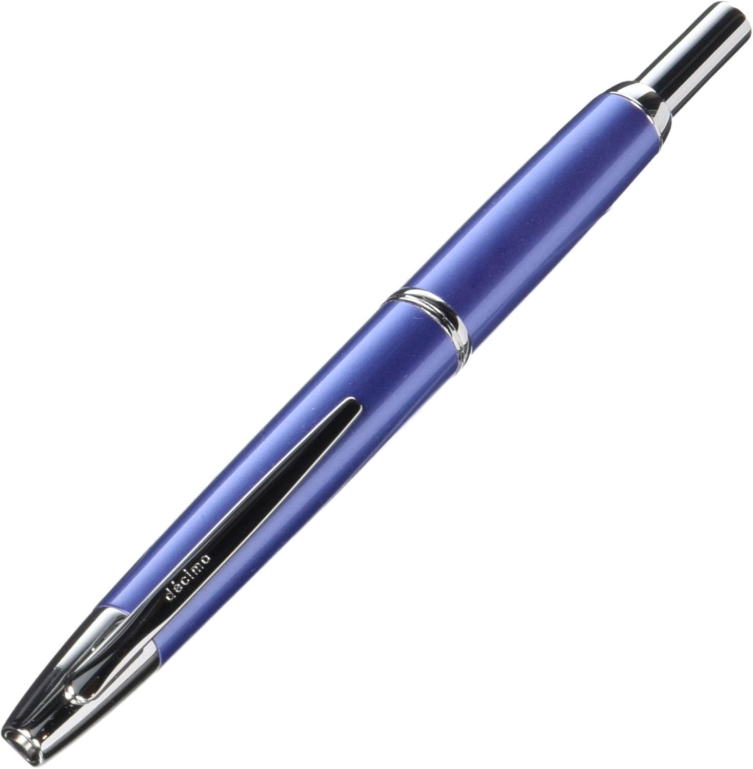 Pilot Pluma estilográfica Decimo sin tapa, cuerpo azul claro, punta B (FCT-15SR-LB-B)