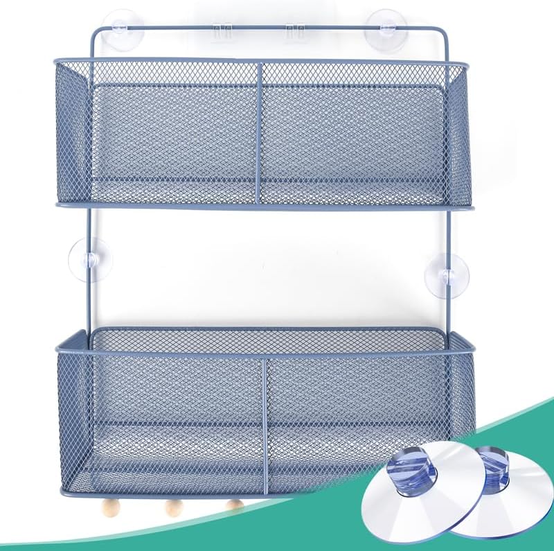 Shower Caddy Connectors Suction Cups for Bathroom, Heavy Strength Large Suction Cups Without Hooks Replacement Heavy Strength Clear Suction Cups (10