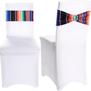 100 bandas elásticas para sillas de comedor con temática mexicana, bandas de elastano con hebilla para bodas, eventos, fiestas, ceremonias, 100 bandas elásticas para sillas de comedor con temática mexicana, bandas de elastano con hebilla para bodas, eventos, fiestas, ceremonias,