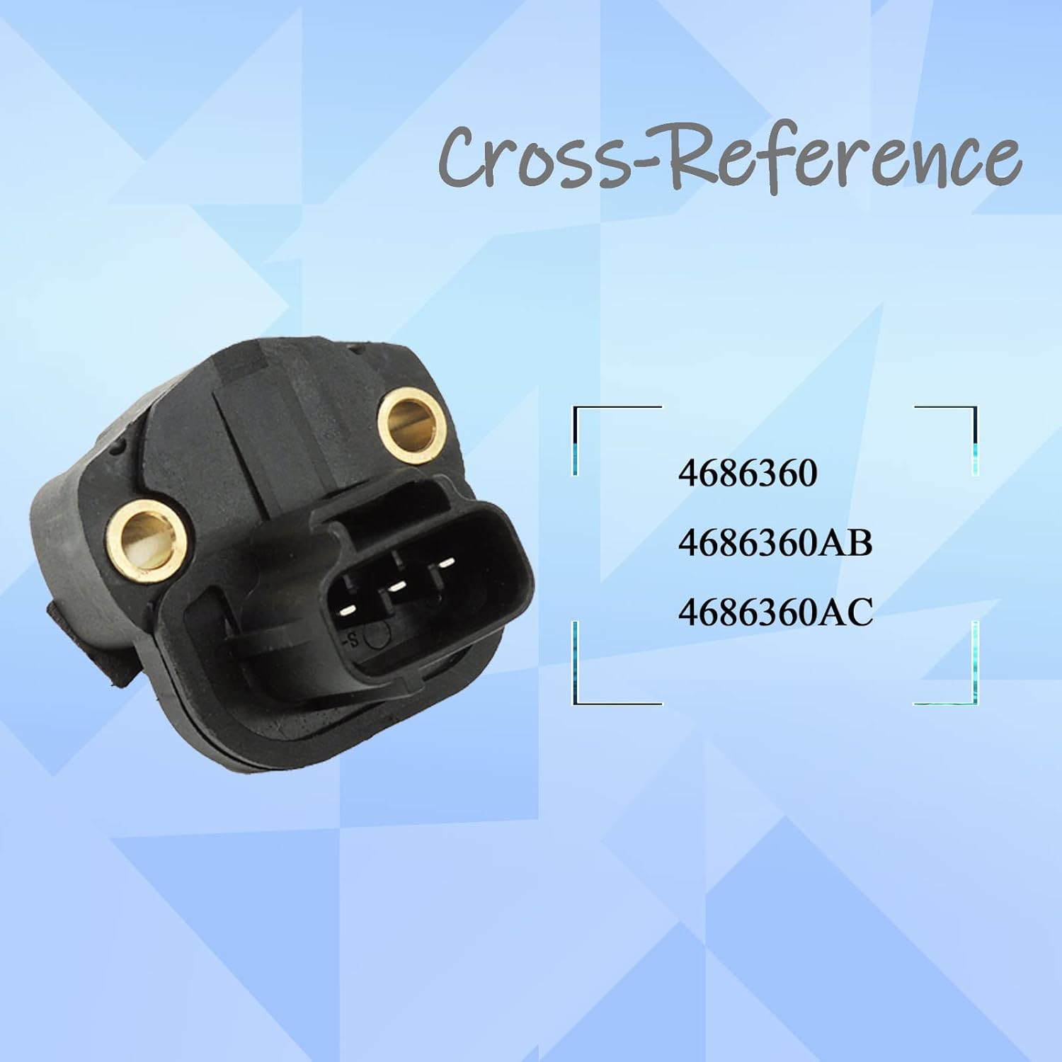 HiSport Sensor de cuerpo TPS  Sensor de posición del acelerador compatible con Chrysler Grand Town & Country Dodge Caravan Ram 1500 Pickup