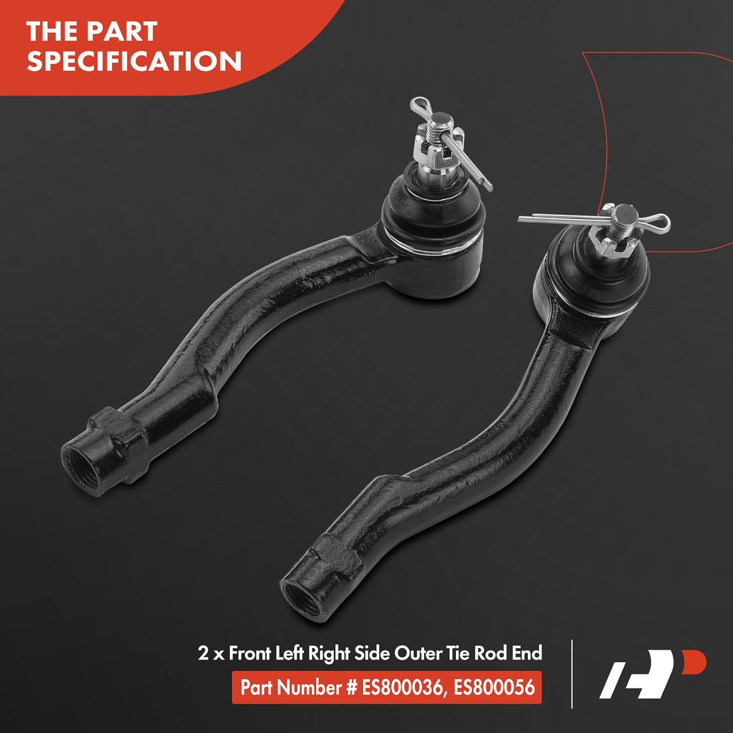 A-Premium Kit de suspensión delantera, brazo de control inferior, barra estabilizadora, articulación de rótula inferior, extremo de barra de