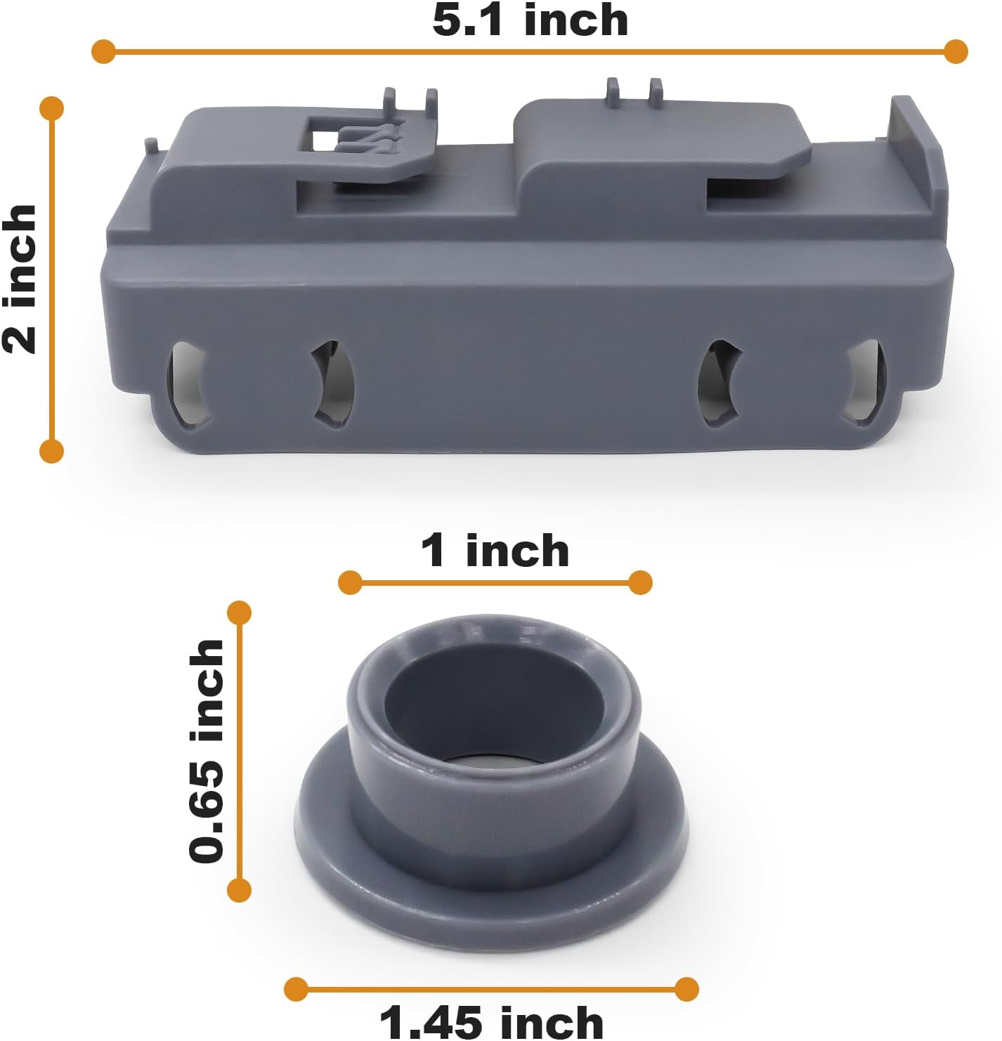 WD28X27241 – Kit de soporte para lavavajillas y rodillos compatible con GEHaierHotpoint, ruedas inferiores de repuesto para WD12X10439, WD12X10446,