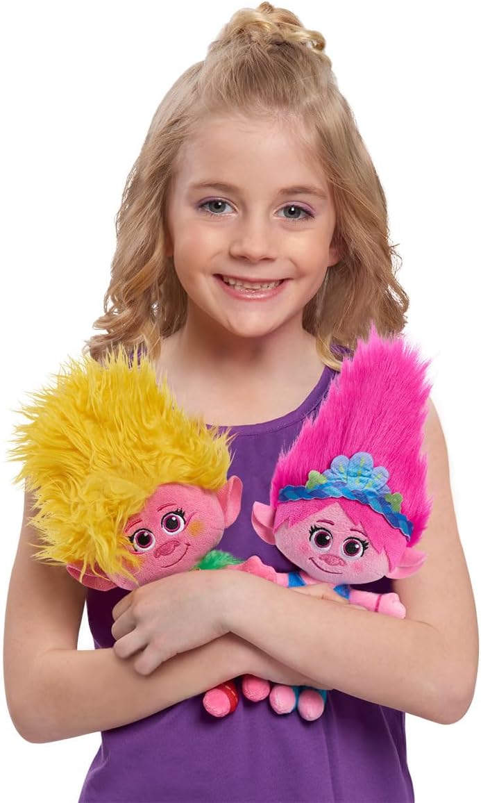 DreamWorks Trolls Band Together – Juego de 2 piezas de 2 piezas de amapola y vivo de 8 pulgadas