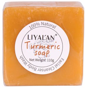 LIYALAN Turmeric Soap Bar for Face & Body-Tumeric Soap,Smooth Skin,Cleansing Natural Handmade Soap Sensitive Skin Formula, Vegan Soap LIYALAN Turmeric Soap Bar for Face & Body-Tumeric Soap,Smooth Skin,Cleansing Natural Handmade Soap Sensitive Skin Formula, Vegan Soap