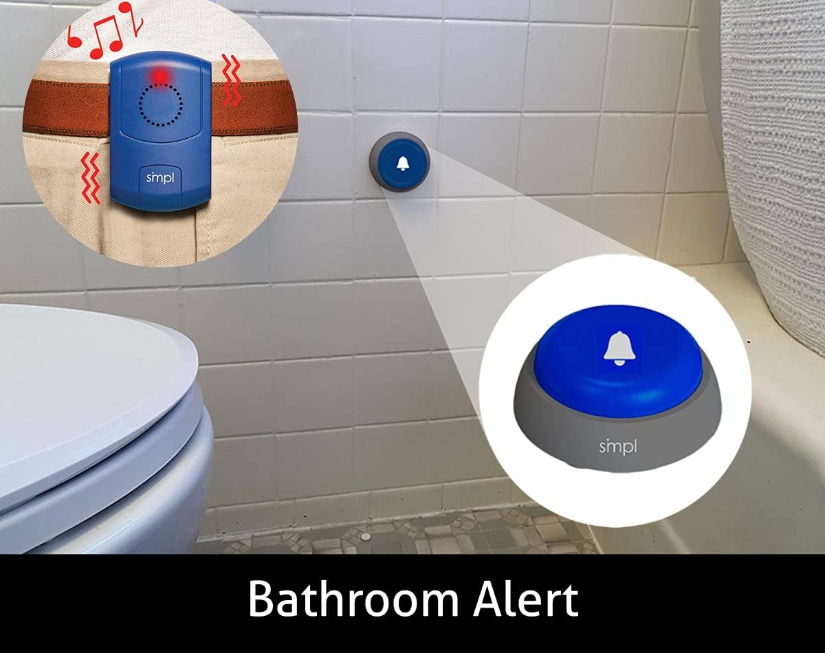 SMPL Kit de alarma portátil + campana de llamada
