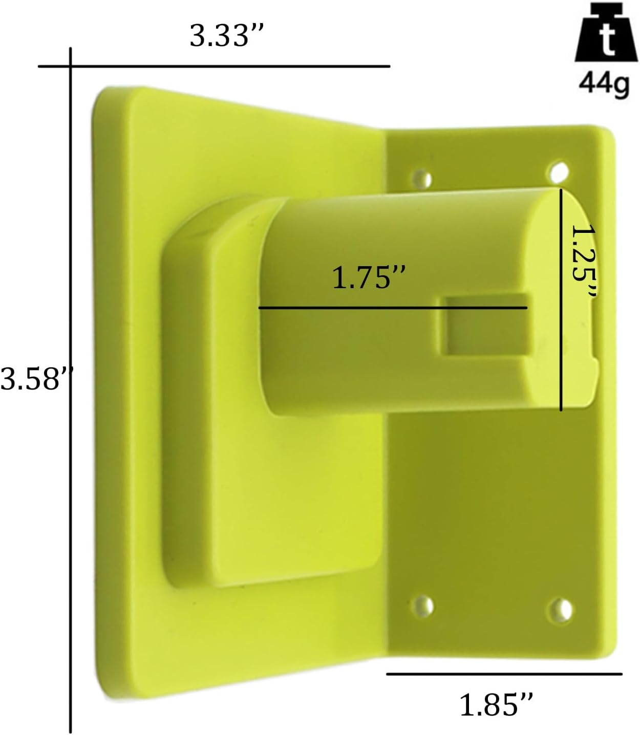 Paquete de 10 soportes de pared para herramientas compatibles con Ryobi 18V herramientas eléctricas soporte para muelle de pared gancho organizador