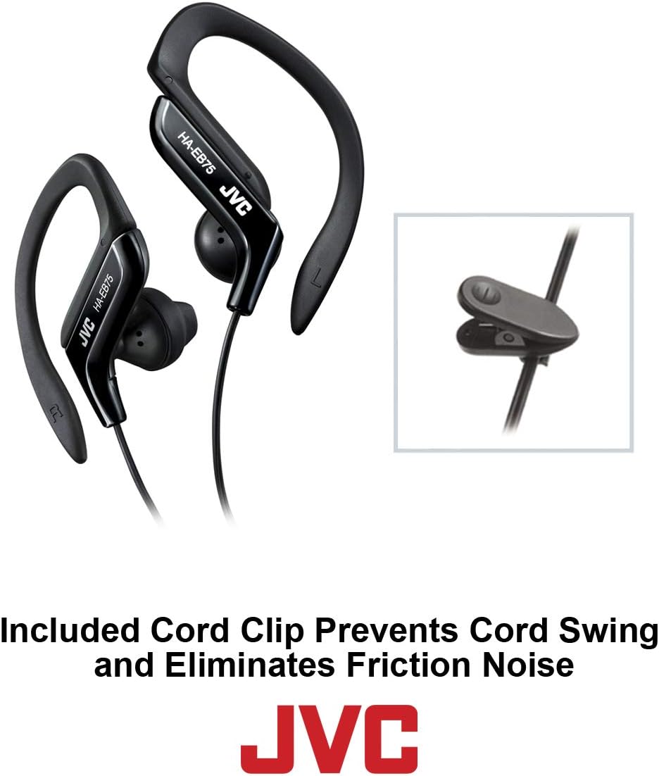 Clip Style – Auriculares color azul, ligero y cómodo, clip para las orejas, a prueba de salpicaduras, resistente al agua, potente sonido con