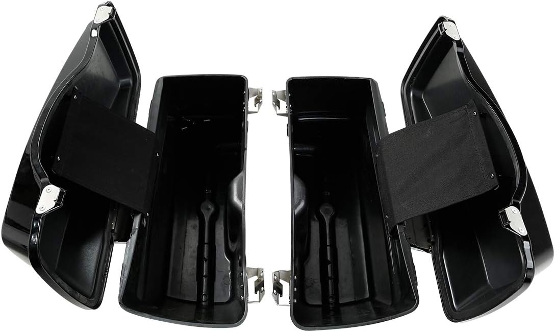 TCMT Bolsa rígida para alforjas y forros de alfombra para Harley HD Touring CVO Road Glide Road King Street Glide Electra Glide Ultra Classic