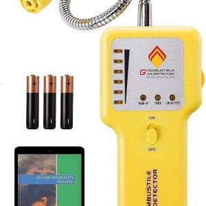 Detector de gas natural y detector de fugas de gas Sniffer de gas portátil para localizar fugas de múltiples gases combustibles como propano, Detector de gas natural y detector de fugas de gas Sniffer de gas portátil para localizar fugas de múltiples gases combustibles como propano,