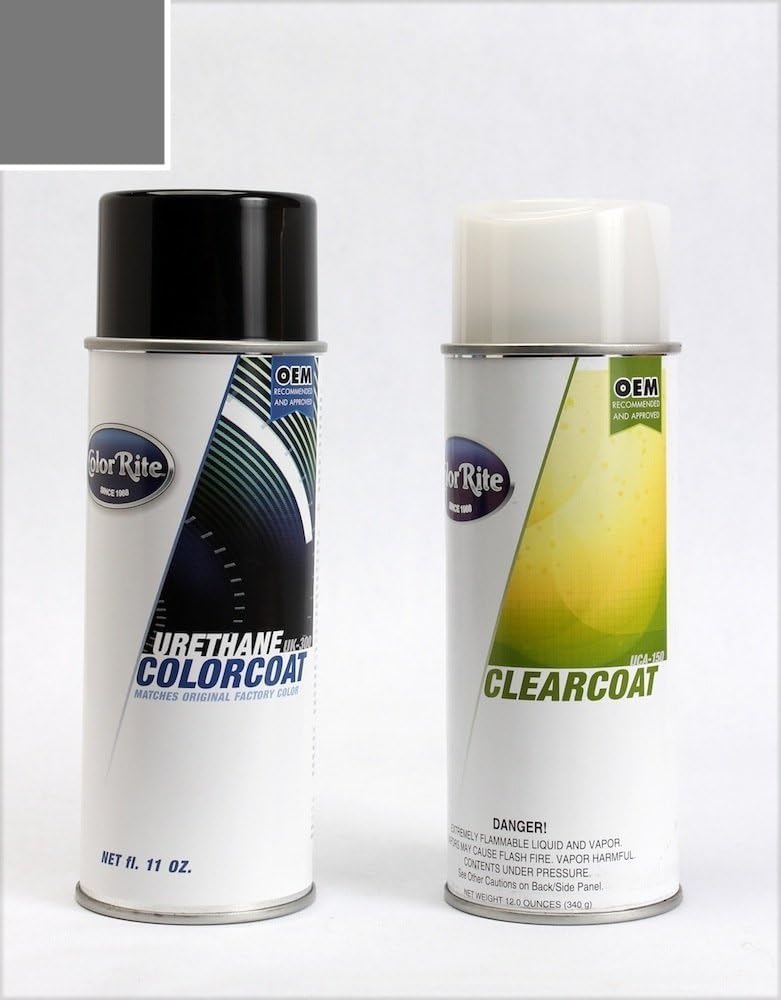 Pintura de retoque automotriz en aerosol para Ford F-150 – Gris Sterling Metallic UJ – Color+Paquete Clearcoat