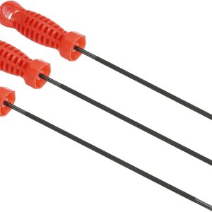 PATIKIL Lima afiladora de cadena de motosierra, paquete de 3 afiladores de sierra de cadena redonda de 532 pulgadas (0.157 in) con mango de plástico PATIKIL Lima afiladora de cadena de motosierra, paquete de 3 afiladores de sierra de cadena redonda de 532 pulgadas (0.157 in) con mango de plástico