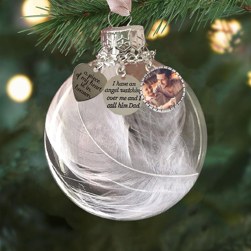 Adornos conmemorativos para la pérdida de papá, regalo de condolencias por la pérdida de un ser querido, adornos conmemorativos de Navidad, recuerdo