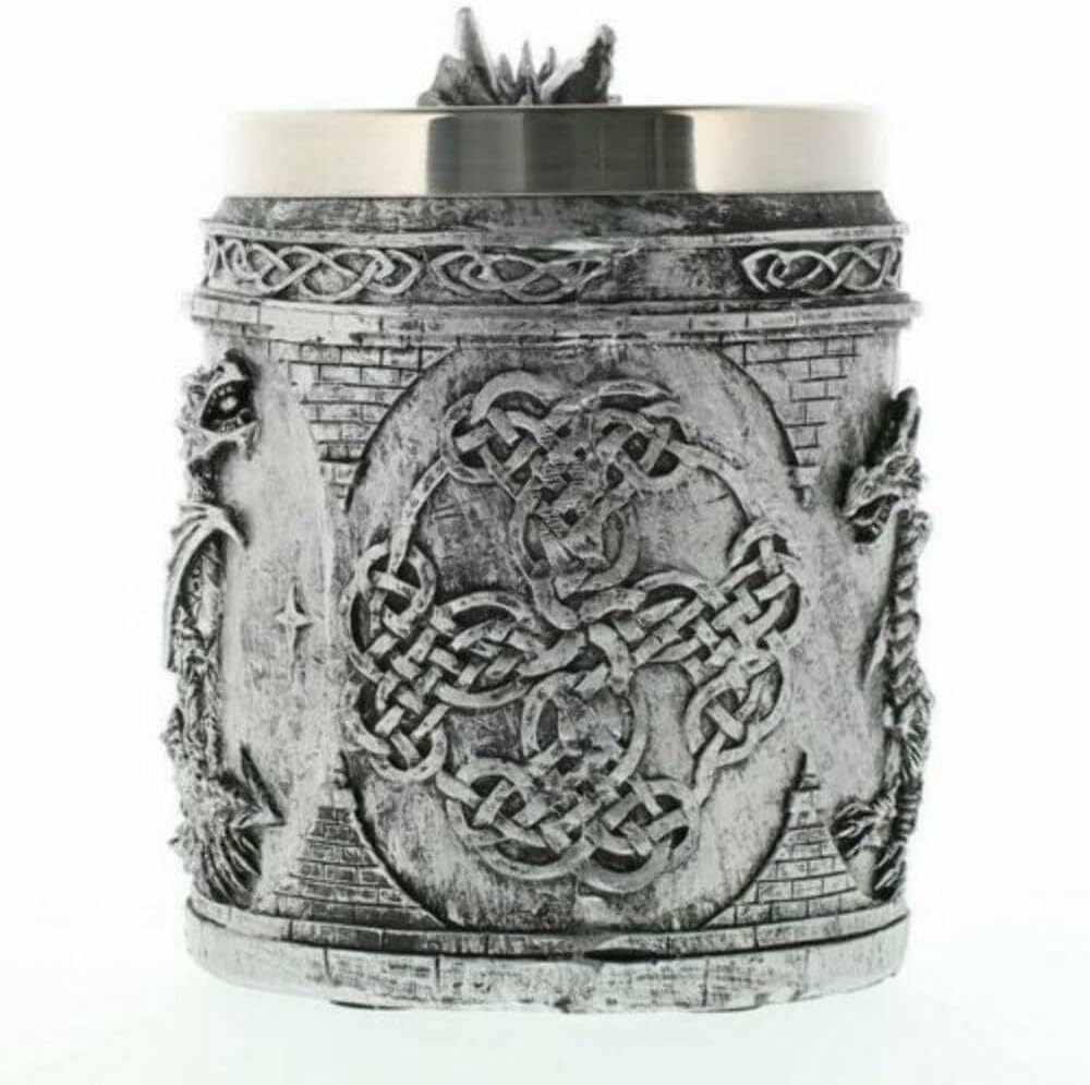 Furniture Creations SERPENTINE DRAGON, 5.75″ x 3.5″ x 5″, Taza multicolor