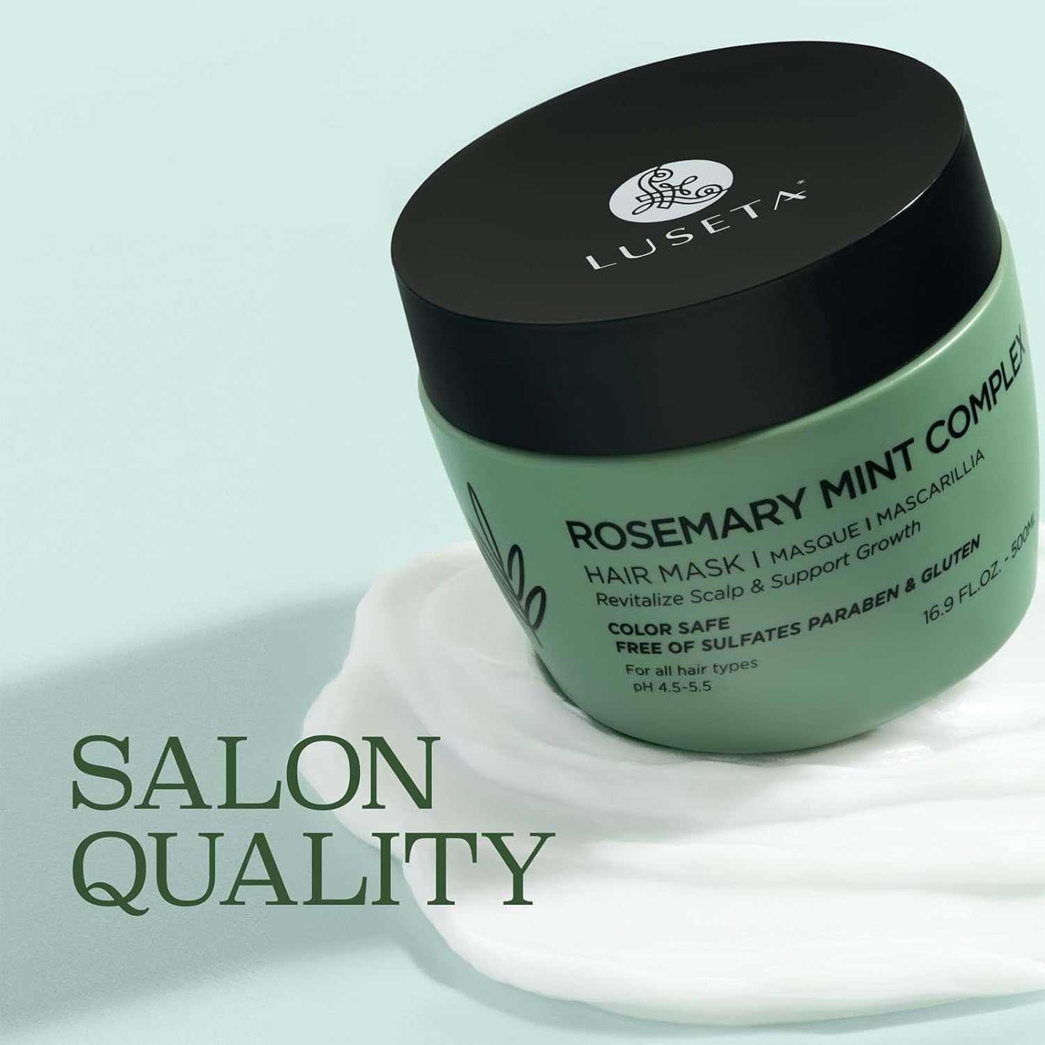 Luseta – Mascarilla para cabello seco y dañado, tratamiento para el cabello adelgazado, nutrición profunda para puntas abiertas y color de rotura,