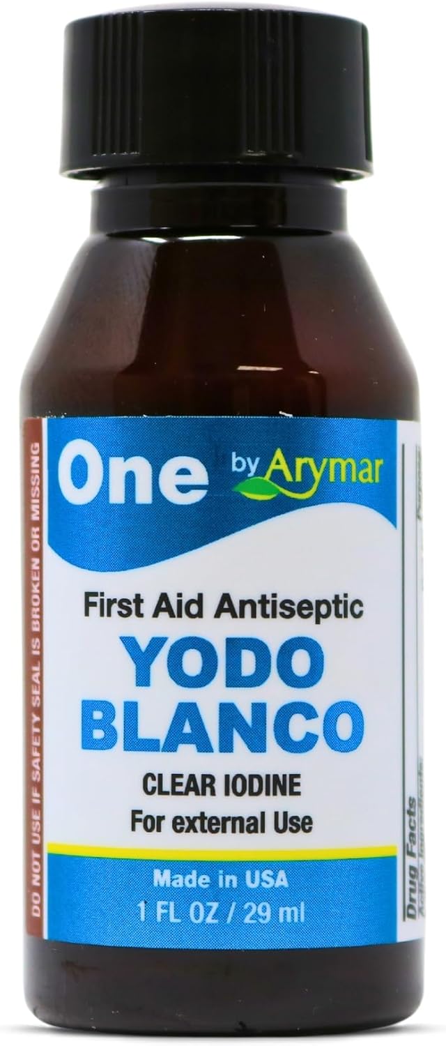 First Aid Chrome Mercuro + Violeta de genciana + YODO Blanco 3 en 1 Combo 1 Fl Oz cada uno
