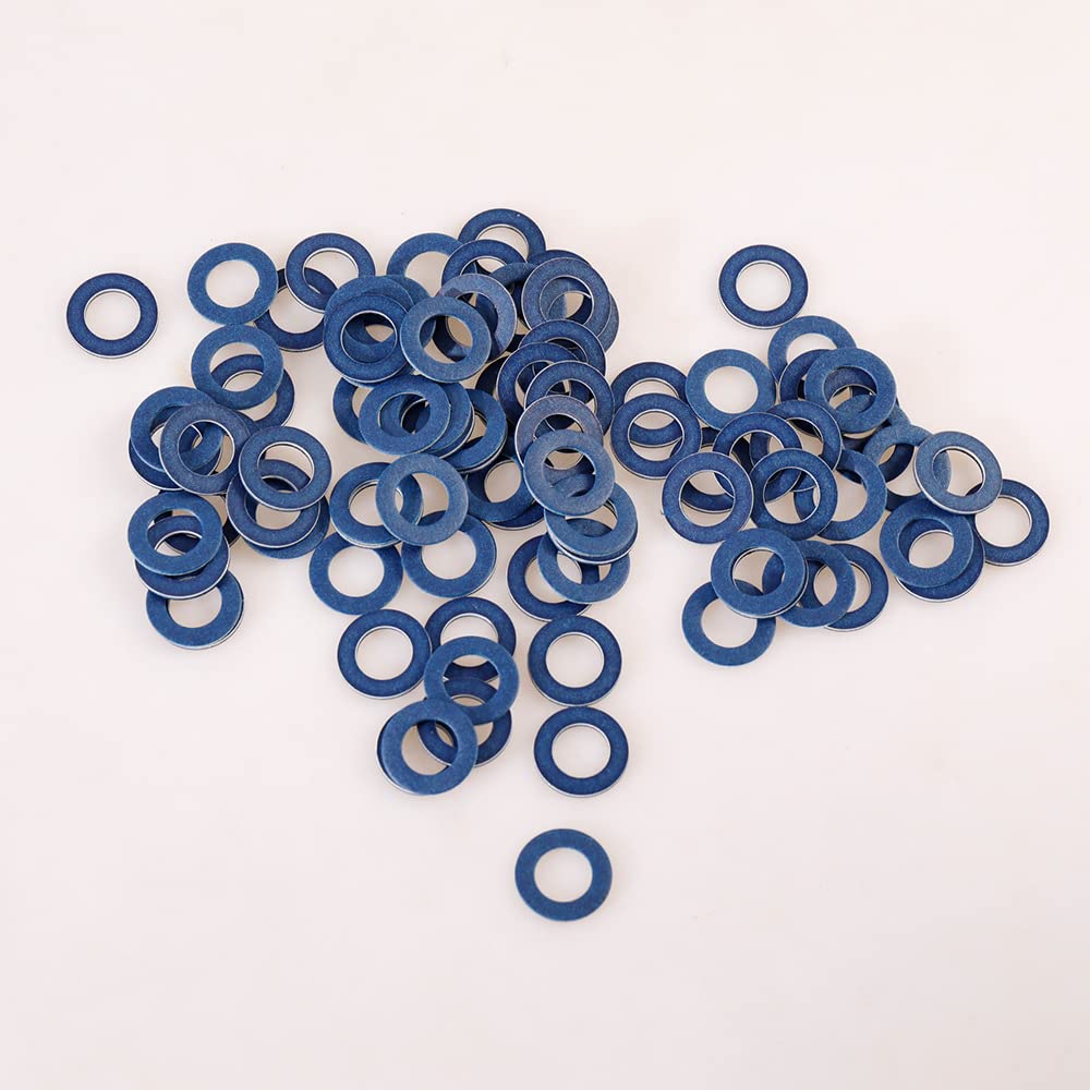24PCS Juntas de tapón de drenaje de aceite de repuesto para Toyota Lexus Scion Crush Arandela Sellos Reemplazos # 9043012031 Aluminio