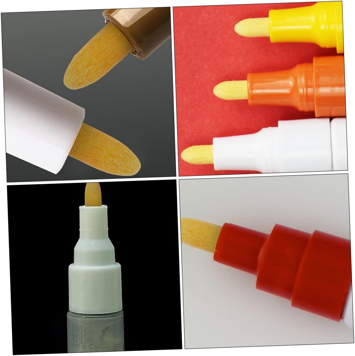 EXCEART 240 piezas de repuesto para bolígrafo de pintura, suministros de bolígrafo de pintura al óleo, puntas de marcador de pintura, suministros de