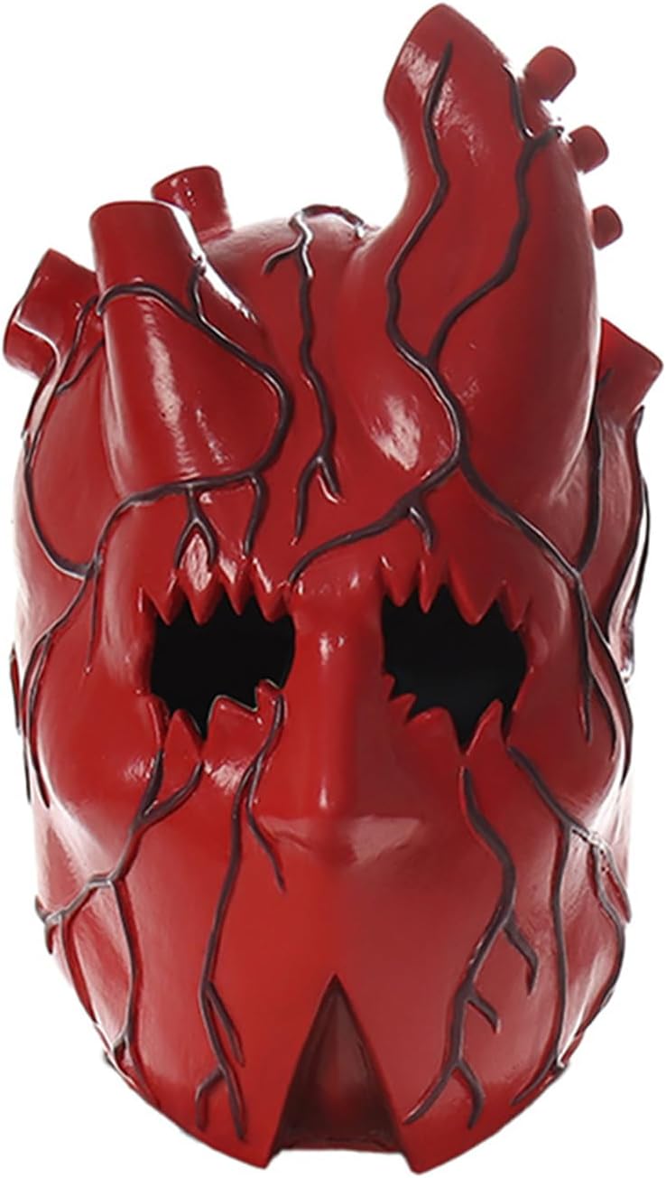 Disfraz de anime Dorohedoro para cosplay, máscara de corazón sangriento, máscara de corazón de espinilla para Halloween, cosplay, fiesta de