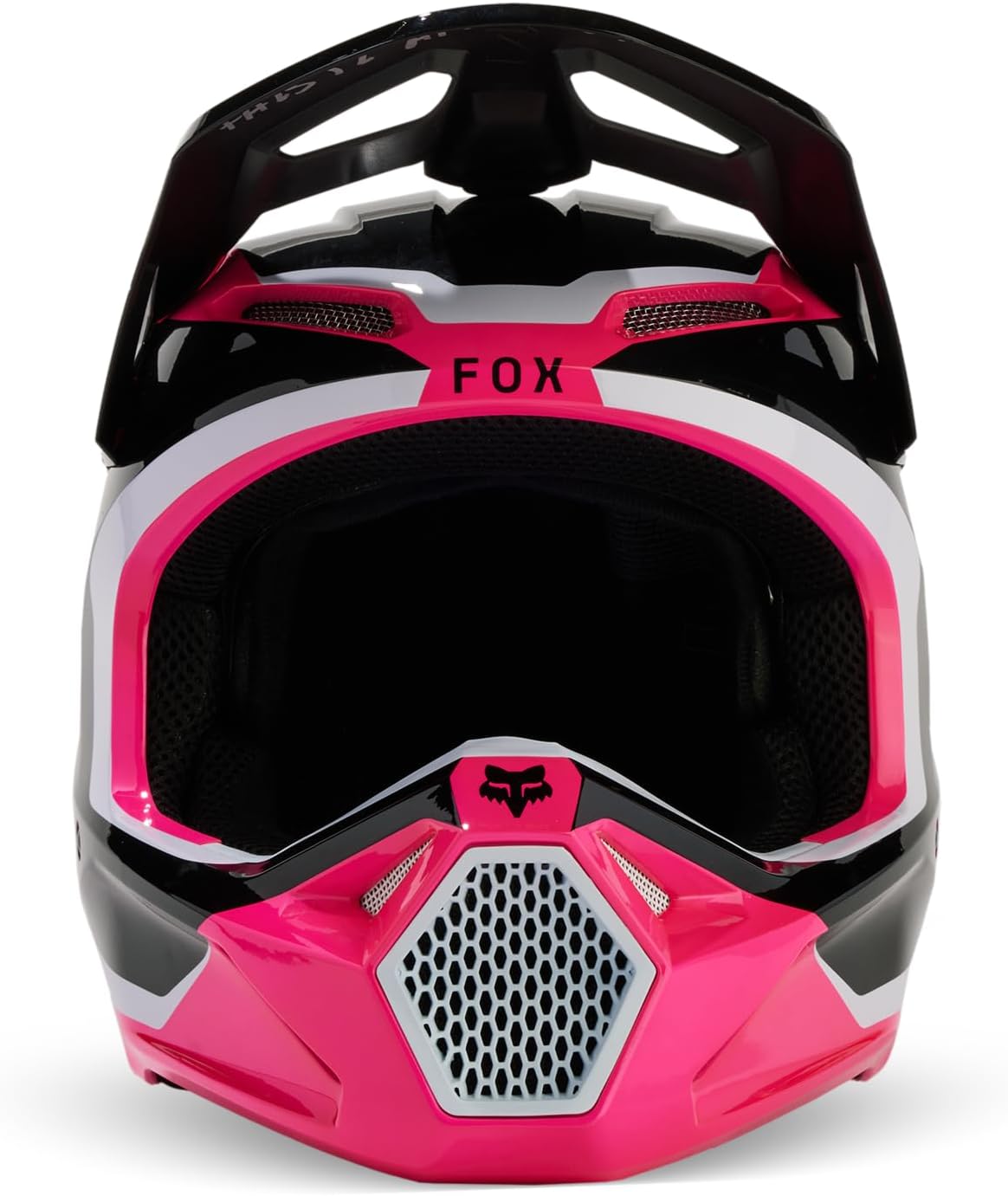 Fox Racing CASCO MOTOCROSS YOUTH V1, NEGROROSA, L