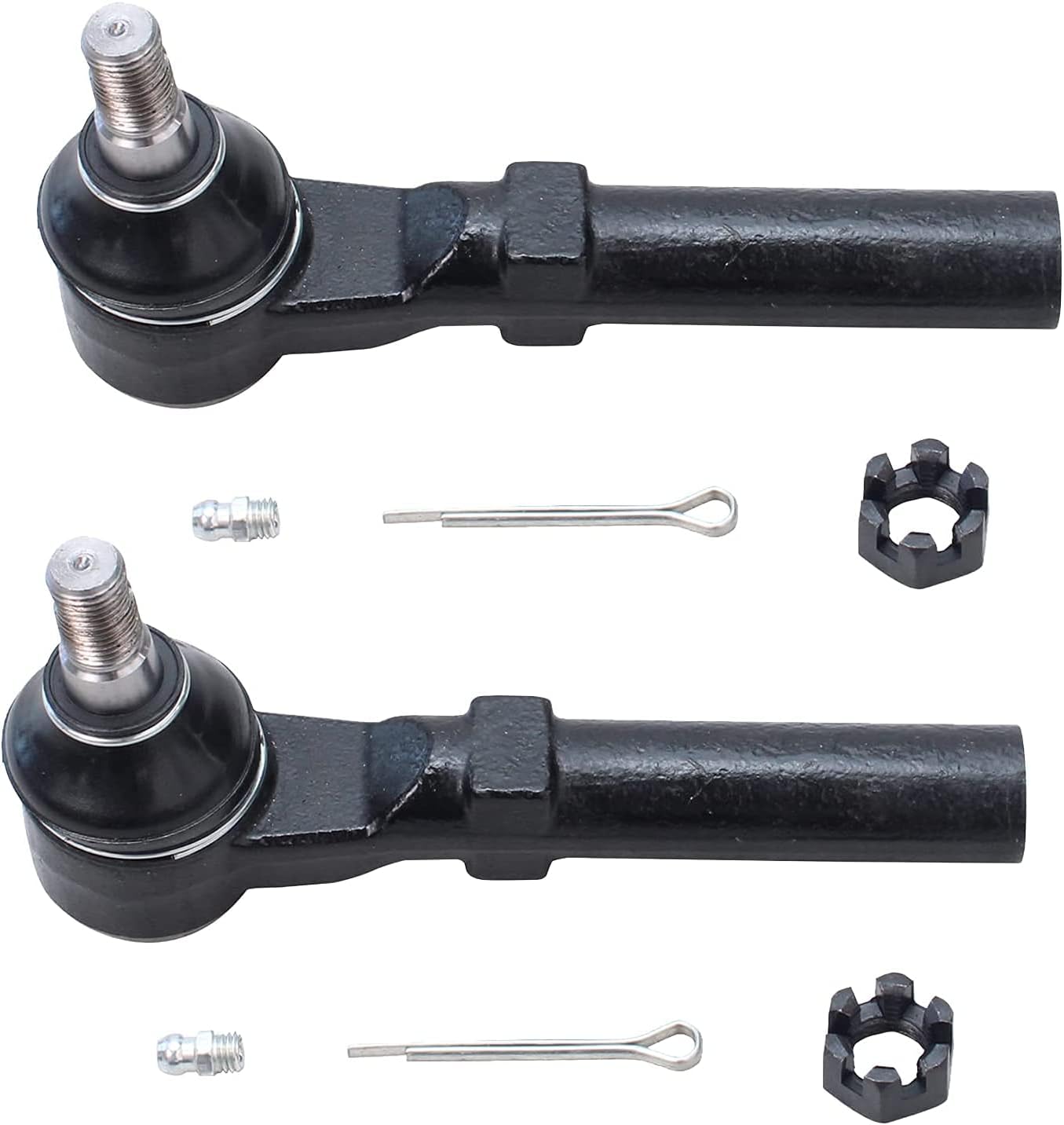 Detroit Axle – Kit de suspensión delantera de 12 piezas para Ford Mustang 1994-2004, barras de acoplamiento, botas de rótulas inferiores, barras