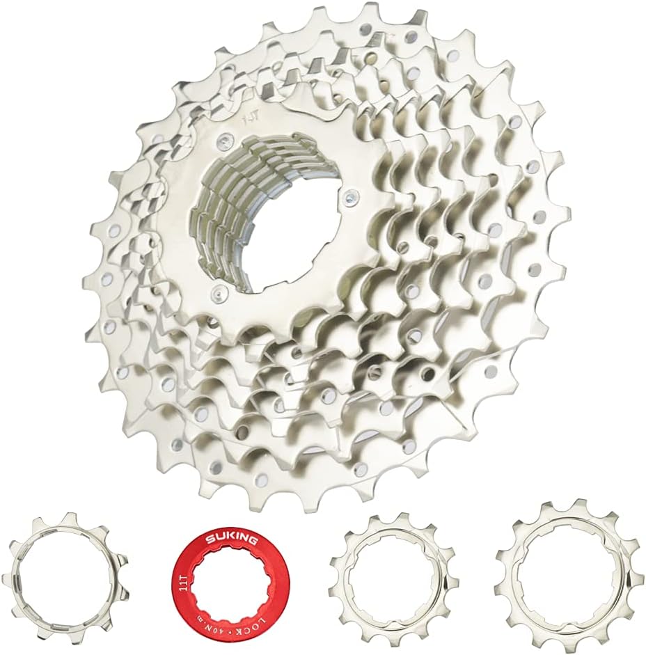 CYSKY Casete de 10 velocidades 11-25T11-28T11-32T11-36T11-40T11-42T Compatible con ShimanoSunraceSram Bike Freewheel, apto para bicicleta de