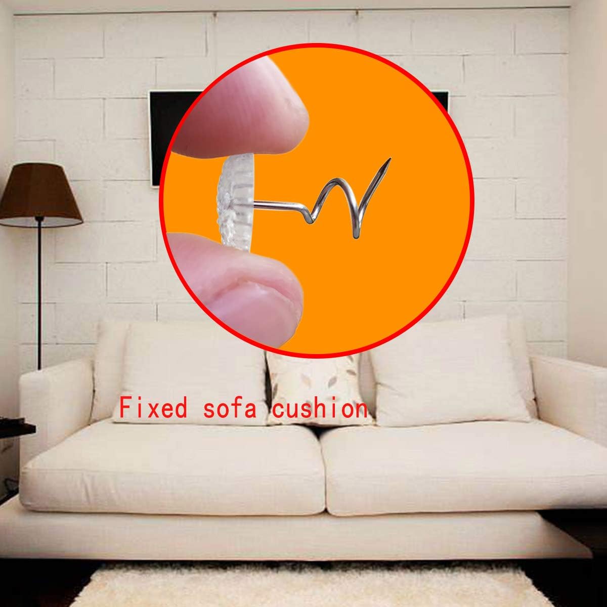 Alfileres giratorios con cabezas transparentes, alfileres de falda de cama para sostener faldas de cama, cortinas, fundas y otras telas y materiales