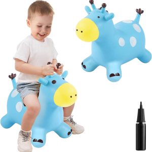 Juguete inflable de caballo animoso, juguete de caballo de salto para niños, juguete de salto favorito de los niños. Perfecto para cumpleaños, Juguete inflable de caballo animoso, juguete de caballo de salto para niños, juguete de salto favorito de los niños. Perfecto para cumpleaños,