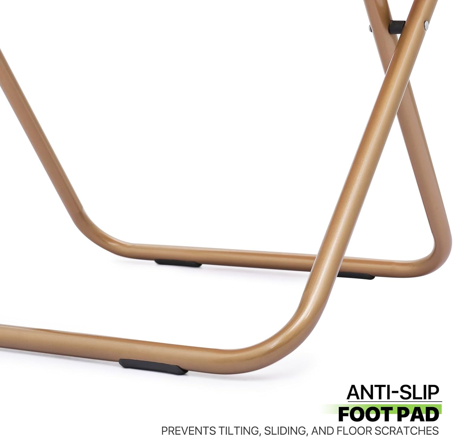 Magshion Silla redonda plegable de gran tamaño con platillo de luna para adultos, silla grande y acogedora para dormitorio, color burdeos