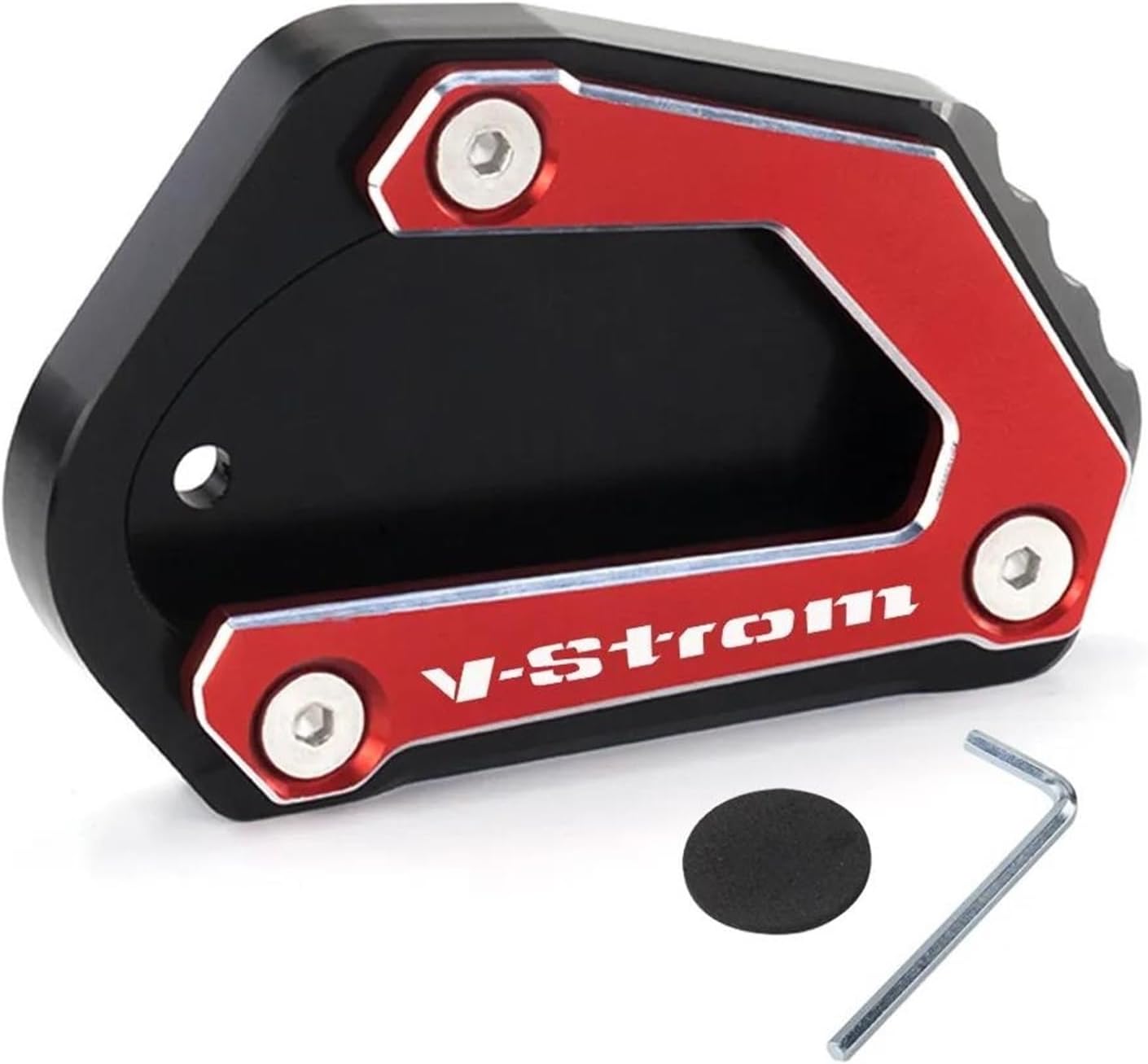 for SUZUKI V-Strom 650XT DL650 V Strom 650 DL 650 2021 2022 Motorcycle Accessories Kickstand Side Stand Extension Enlarger Pad (Size  V-Strom Gold)