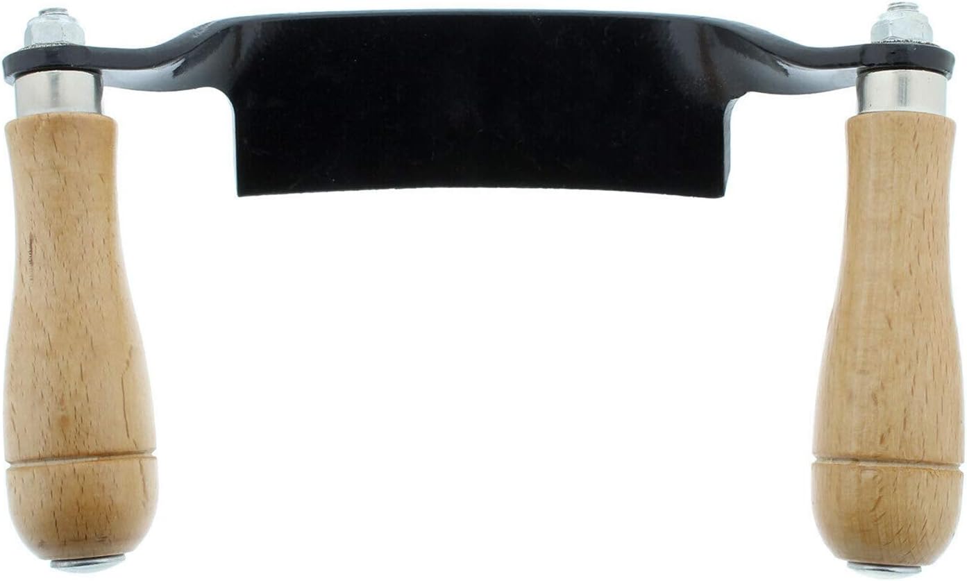 Cuchillo de dibujar de 5 pulgadas, herramienta curvada para trabajar la madera (curvada de 5 pulgadas)