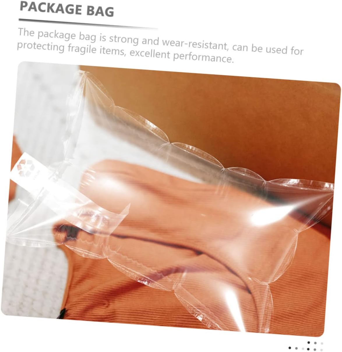 Tofficu 300 Uds Anti-presión Inflable Bolsas de Aire Almohadas de Aire para Envío Botella de Burbuja Protector de Aire Inflable de Aire Bolsas de