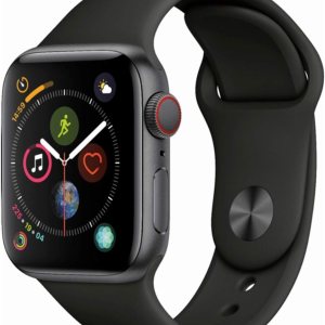 Apple Watch Nike Serie 4 GPS Celular Correa deportiva negra 44mm Carcasa de aluminio gris espacial Apple Watch Nike Serie 4 GPS Celular Correa deportiva negra 44mm Carcasa de aluminio gris espacial